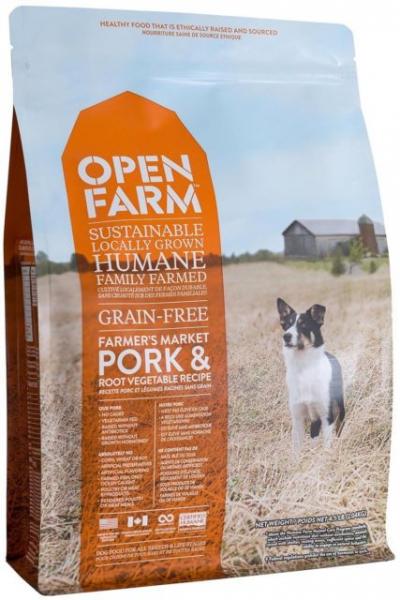 Open Farm Dog Dry GF Farmer's Market Pork & Root Veg 11 lb.