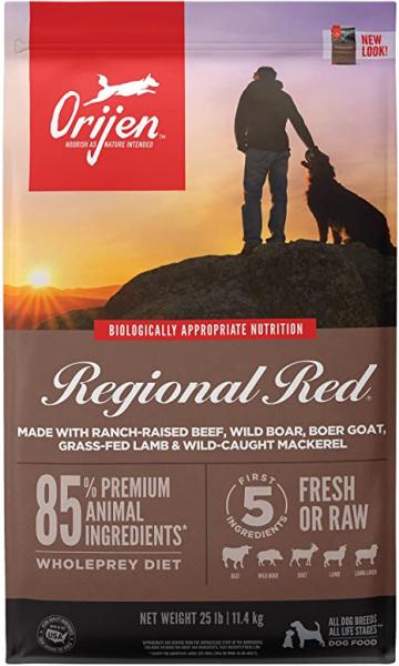 Orijen Regional Red for Dogs 25 lb