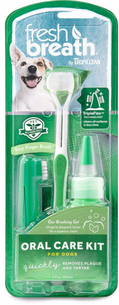 Tropiclean Oral Care Kit for Large Dogs