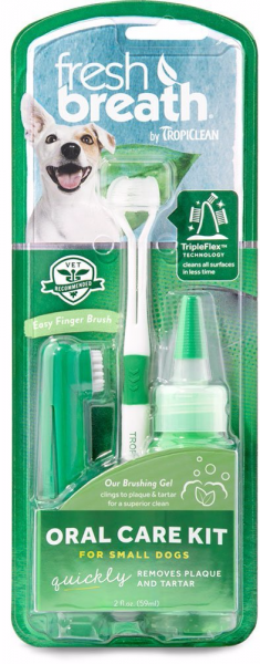 Tropiclean Oral Care Kit for Small Dogs