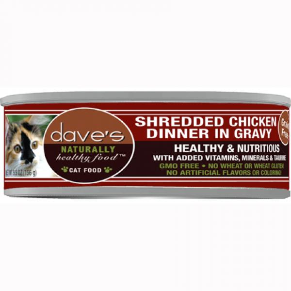 Dave's GF Cat Shredded Chicken 5.5 oz.