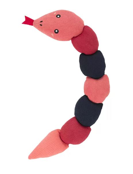 Zippy Paws Eco Patterned Snake Red