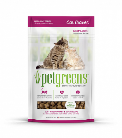 Bellrock Pet Greens Cat Turkey & Duck Treats 3 oz.