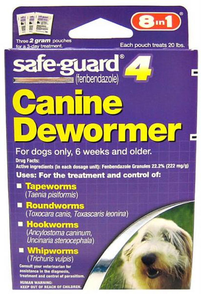 Safe-Guard 4 in 1 Dewormer 2 grams