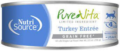 Pure Vita Cat Can GF Turkey & Liver 5.5 oz.