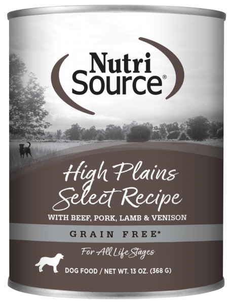 Nutrisource Dog Can High Plains Select 13 oz.