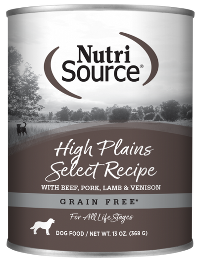 Nutrisource Dog Can High Plains Select 13 oz.