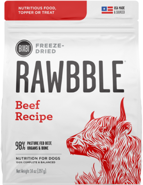 Bixbi Rawbble FD Food Beef 4.5 oz.
