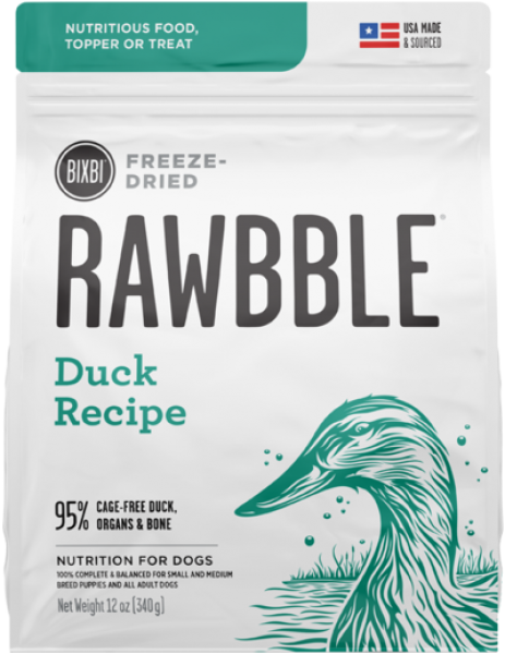 Bixbi Rawbble FD Food Duck 4.5 oz.