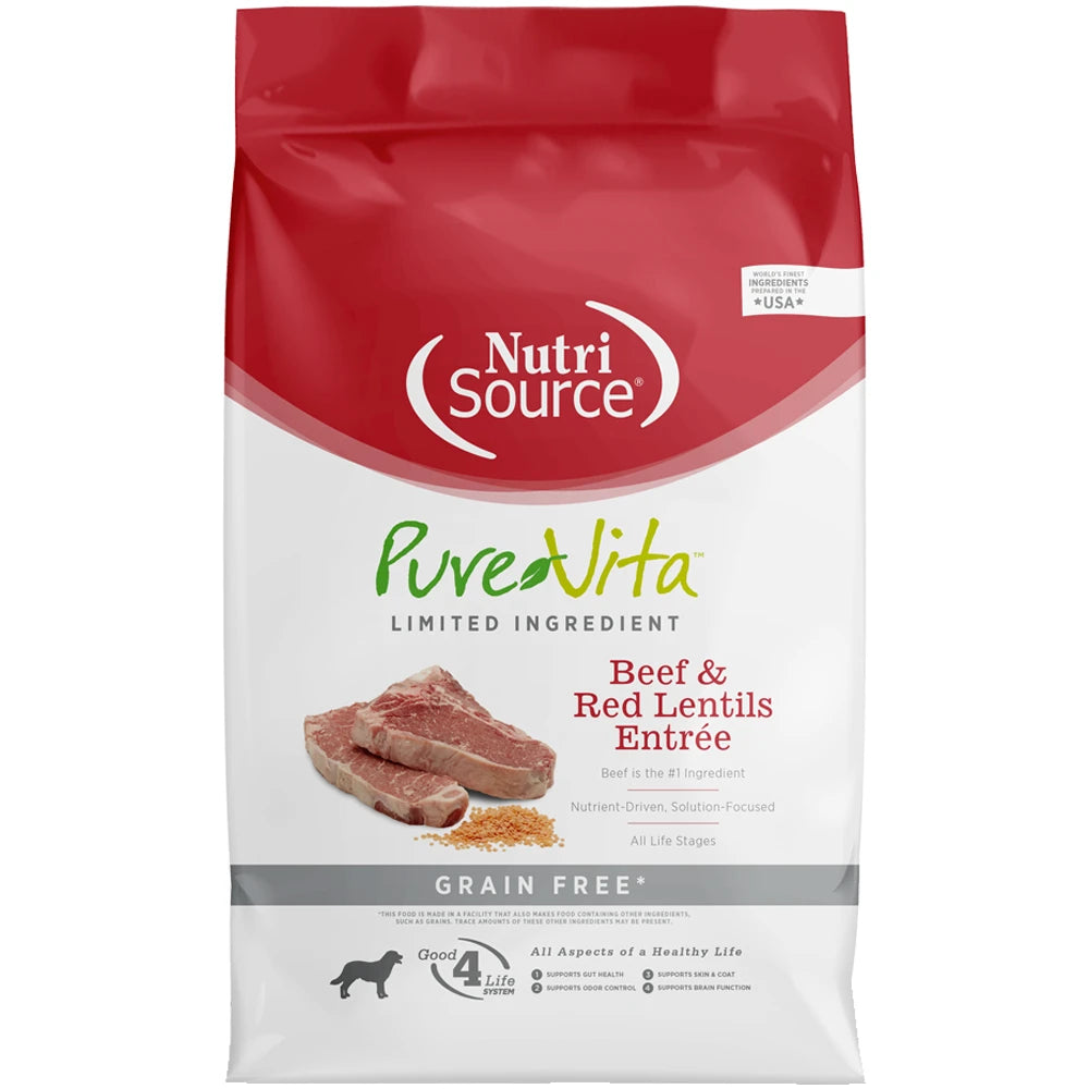 Pure Vita GF Beef & Lentil 12 lb.