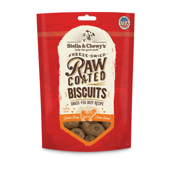 Stella & Chewy's Biscuit Raw Coated Beef 9 oz.