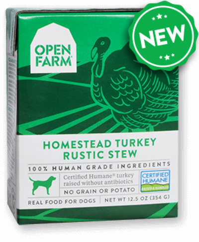 Open Farm Dog Stew Turkey Rustic 12.5 oz.