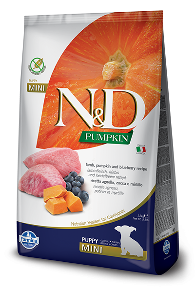Farmina Dog GF Pumpkin Puppy Lamb & Blueberry MAXI 5.5 lb