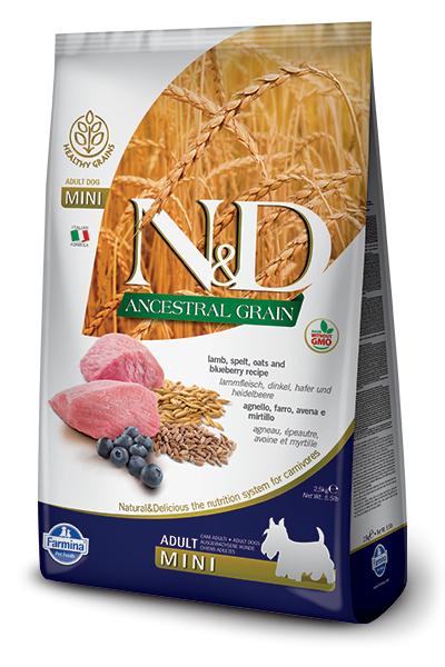 Farmina Dog Low Grain Lamb Adult Mini Kibble 5.5 lb.
