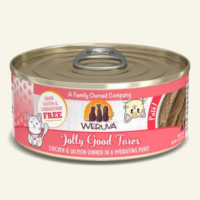 Weruva Cat Classic Can GF Pate Chicken & Salmon - Jolly Good Fare 5.5 oz