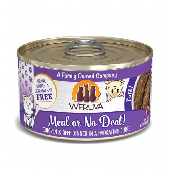 Weruva Cat Classic Can GF Pate Chicken & Beef - Meal Or No Deal 5.5 oz