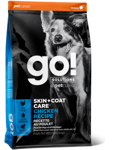 Petcurean Go! Skin & Coat Dog GI Chicken 3.5 lb.