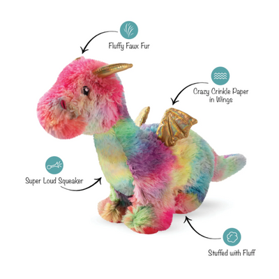 Fringe Toy Ember Rainbow Dragon