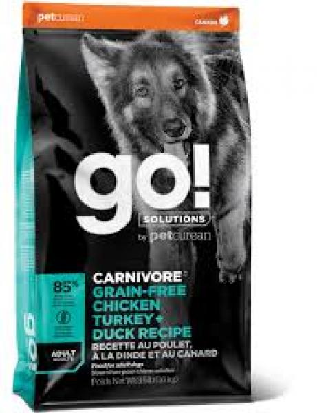 Petcurean Go! Carnivore GF Adult Dog Turkey & Duck 3.5 lb