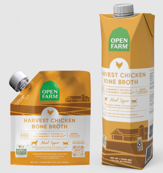 Open Farm Bone Broth Chicken 12 oz