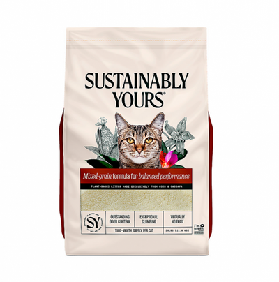 Sustainably Yours Mixed Grain Litter 13 lb. (Pink)