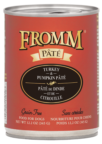 Fromm Gold Dog Can GF Turkey & Pumpkin 12.2 oz.