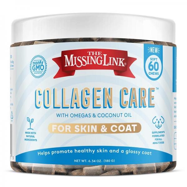 Missing Link Collagen Care Soft Chew Skin & Coat 60 ct