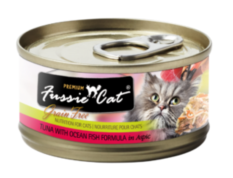 Fussie Cat Tuna w/ Ocean Fish 5.5 oz.