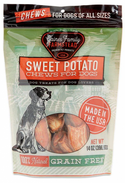 Gaines Family Sweet Potato Chews 14 oz