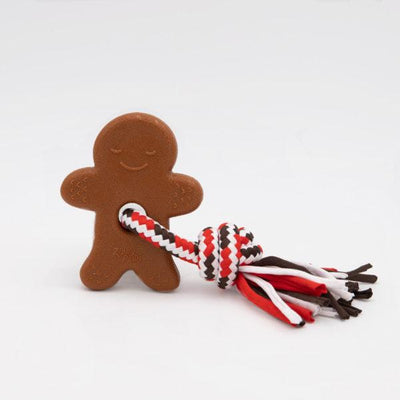 Zippy Paws Holiday Teetherz Gingerbread Man