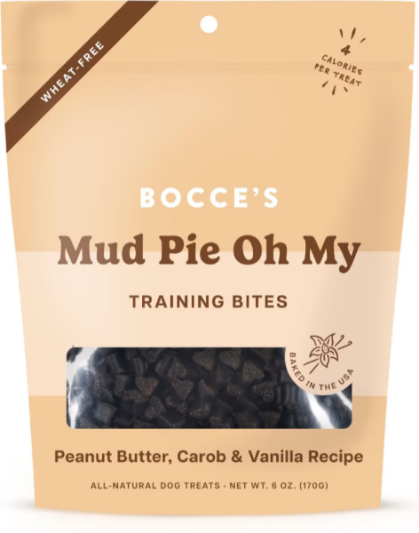 Bocce's Bakery Everyday Training Bites Mud Pie Oh My 6 oz Bag