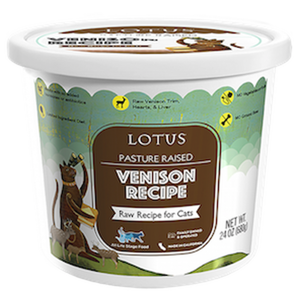 Lotus Cat Frozen Venison 24 oz