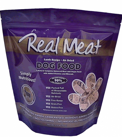 Real Meat Air Dried Food Lamb 2 lb