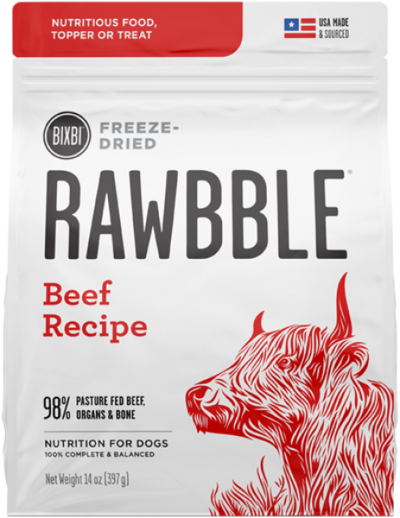 Bixbi Rawbble FD Food Beef 26 oz.