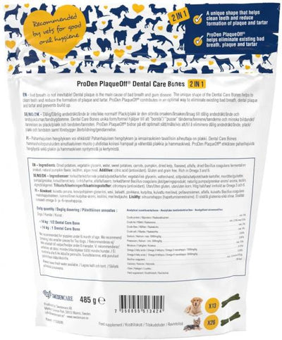 Plaque Off Dental Bones Regular Vegetable Fusion 17 oz