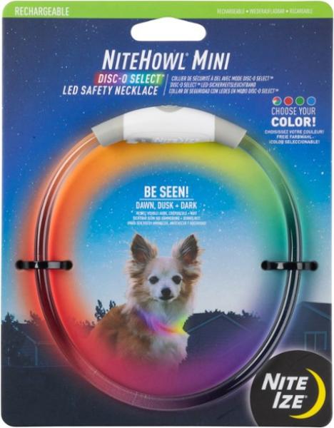 Nite Ize NiteHowl LED Rechargeable Disco Necklace MINI