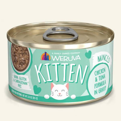 Weruva Kitten Can Chicken and Tuna in Gravy 3 oz