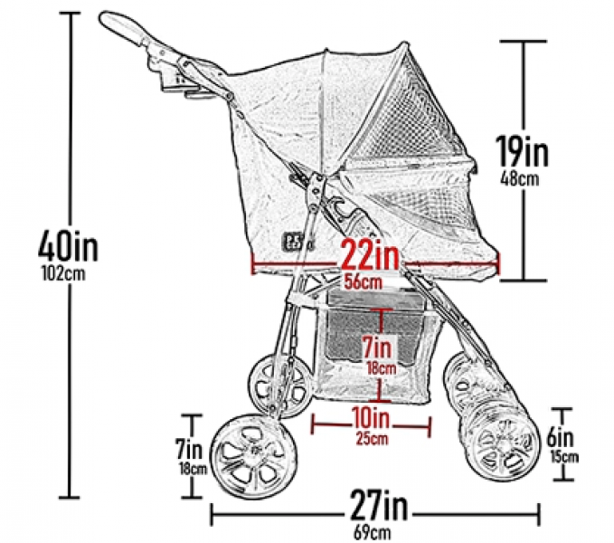 Happy Trails No-Zip Lite Strollers