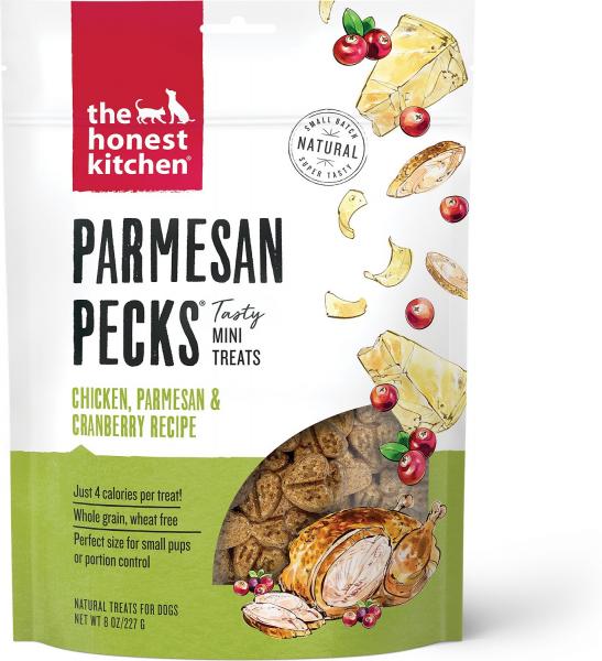 The Honest Kitchen Cookies Parmesan Pecks Chicken & Cranberry 8 oz.