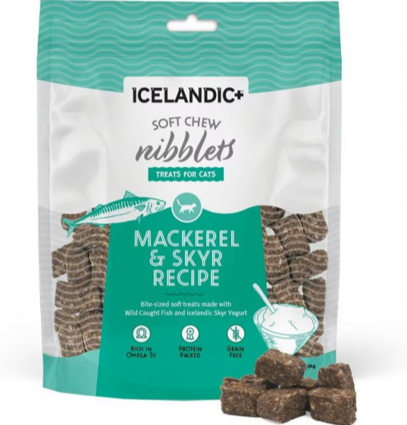 Icelandic Plus Cat Nibblets Mackerel & Skyr 2.25 oz.