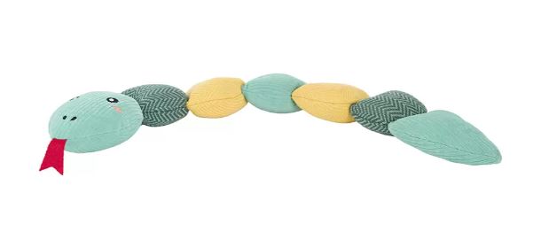 Zippy Paws Eco Patterned Snake Teal