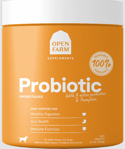 Open Farm Supplement Probiotic Chews 90 ct