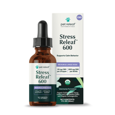 Pet Releaf Stress Releaf Organic Hemp Oil 600 mg