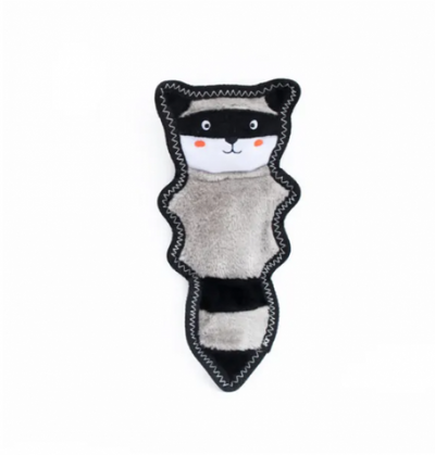 Zippy Paws Z-Stitch Skinny Peltz Raccoon