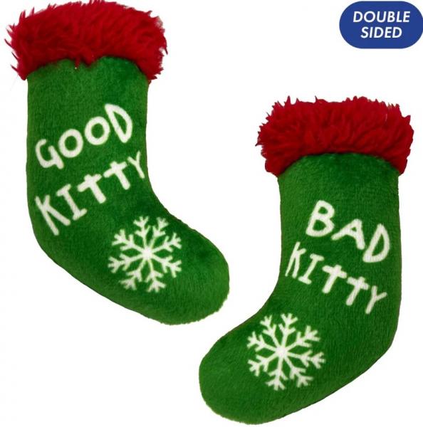 H&K Cat Good/Bad Kitty Stocking Toy