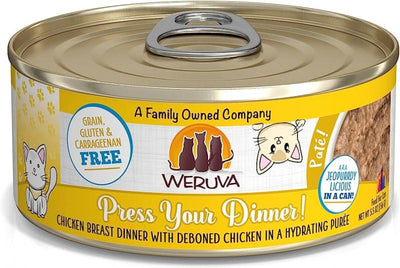 Weruva Cat Classic Can GF Pate Press Your Dinner 5.5 oz