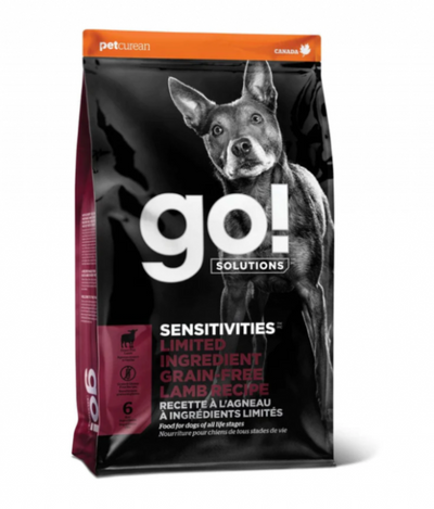 Petcurean Go! Sensitivities LID GF Lamb 22 lb.