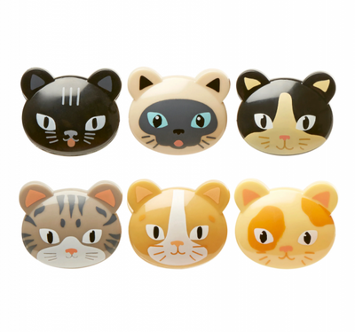 Kikkerland Cat Bag Clips