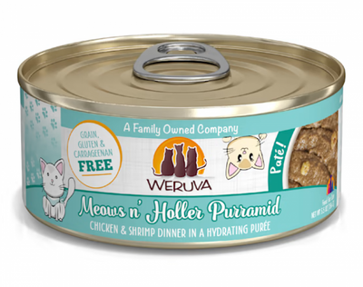 Weruva Cat Classic Can GF Pate Meows N Holler 5.5 oz