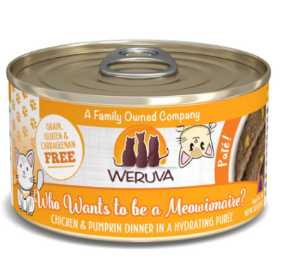 Weruva Cat Classic Can GF Pate Want to be a Meowionaire 5.5 oz